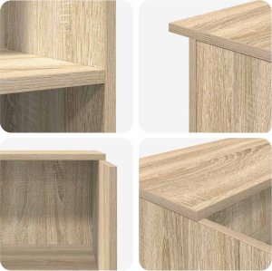 vidaXL vidaXL Biurko recepcyjne dąb sonoma 100x50x103,5 cm Drewno klejone 8