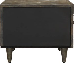 vidaXL Stolik kawowy Jasnoszary 80x50x40 cm Drewno lite Mango 4