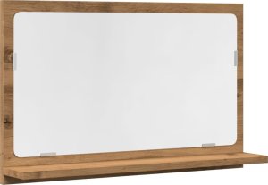 vidaXL Szafka łazienkowa z lustrem, dąb artisan, 60x11x37 cm 2