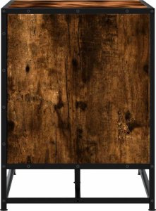 vidaXL Ławka z miejscem na buty, przydymiony dąb, 100x40x53,5 cm 7