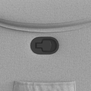 vidaXL Fotel rozkładany, szary, obity tkaniną 9