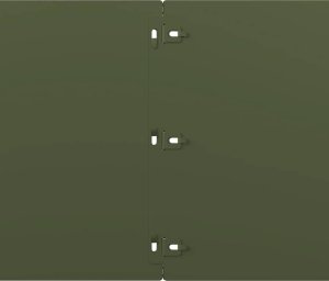 vidaXL Obrzeża trawnikowe 10 szt. Oliwkowo-zielone 25x103 cm 7