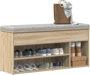 vidaXL Dolna szafka Betonowa Szara 40x46x81,5 cm Drewno klejone 1