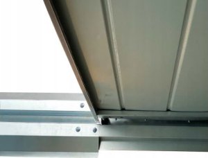 Domek metalowy na narzędzia blaszak szopa 340x319x200 szary antracytowy 4