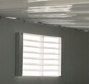 Domek metalowy na narzędzia blaszak szopa 340x319x200 szary antracytowy 5