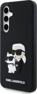 Karl Lagerfeld KLHCS24FE3DRKCNK S24 FE    S721 czarny/black hardcase 3D Rubber Karl&Choupette 2
