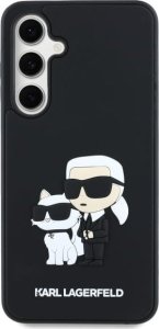 Karl Lagerfeld KLHCS24FE3DRKCNK S24 FE    S721 czarny/black hardcase 3D Rubber Karl&Choupette 3