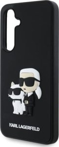 Karl Lagerfeld KLHCS24FE3DRKCNK S24 FE    S721 czarny/black hardcase 3D Rubber Karl&Choupette 5