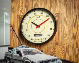 NexTime Zegar ścienny kierowcy PRĘDKOŚCIOMIERZ RETRO 4