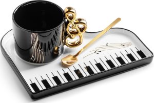 Zestaw melomana: Filiżanka ze spodkiem i łyżeczką 2