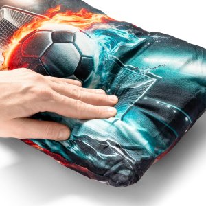 PIŁKARSKI ZESTAW kocyk i poduszka 8