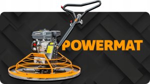 ZACIERACZKA SPALINOWA DO BETONU 100CM 7KM + TALERZ DO ZACIERANIA POWERMAT 10