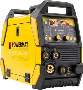 MIGOMAT SYNERGIA SPAWARKA INWERTOROWA 5W1 MIG MAG MMA PLAZMA TIG FLUX 250A 8