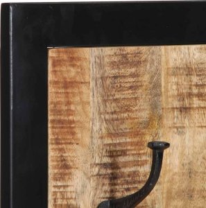 vidaXL Wieszak na ubrania 40x2x80 cm lite drewno surowe mango 5