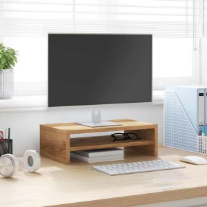 vidaXL Podstawka pod monitor, dąb artisan, 42x24x13 cm 3
