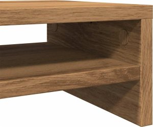 vidaXL Podstawka pod monitor, dąb artisan, 42x24x13 cm 8