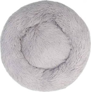 LEGOWISKO DLA PSA KOTA 80 CM DUŻE OKRĄGŁE PLUSZOWE MIĘKKIE POSŁANIE DLA ZWIERZĄT ROZMIAR L 2