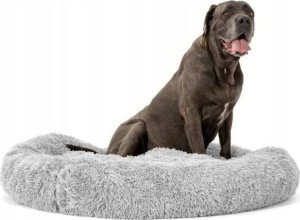 LEGOWISKO DLA PSA KOTA 80 CM DUŻE OKRĄGŁE PLUSZOWE MIĘKKIE POSŁANIE DLA ZWIERZĄT ROZMIAR L 5