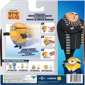Figurka DESPICABLE ME 4, Minion Action figur Dave 10 cm 8