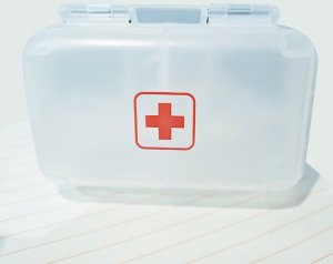 POJEMNIK KASETKA NA LEKI ORGANIZER TYGODNIOWY PLASTIKOWY 5