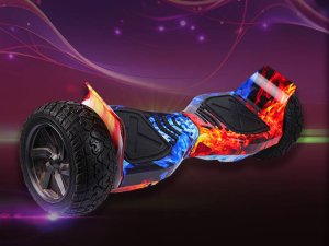 DESKOROLKA ELEKTRYCZNA TERENOWA DLA DZIECI MŁODZIEŻY DUŻE KOŁA HOVERBOARD BLUETOOTH LED 13