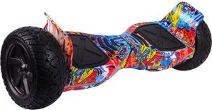 DESKOROLKA ELEKTRYCZNA TERENOWA DLA DZIECI MŁODZIEŻY DUŻE KOŁA HOVERBOARD BLUETOOTH LED 15