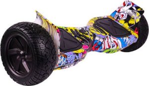 DESKOROLKA ELEKTRYCZNA TERENOWA DLA DZIECI MŁODZIEŻY DUŻE KOŁA HOVERBOARD BLUETOOTH LED 20