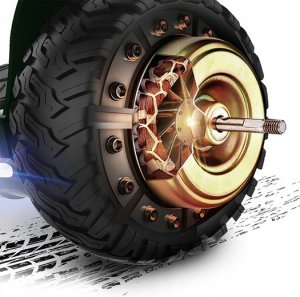 DESKOROLKA ELEKTRYCZNA TERENOWA DLA DZIECI MŁODZIEŻY DUŻE KOŁA HOVERBOARD BLUETOOTH LED 2