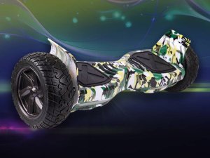 DESKOROLKA ELEKTRYCZNA TERENOWA DLA DZIECI MŁODZIEŻY DUŻE KOŁA HOVERBOARD BLUETOOTH LED 23