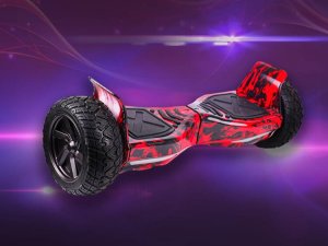 DESKOROLKA ELEKTRYCZNA TERENOWA DLA DZIECI MŁODZIEŻY DUŻE KOŁA HOVERBOARD BLUETOOTH LED 25