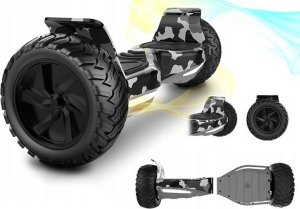 DESKOROLKA ELEKTRYCZNA TERENOWA DLA DZIECI MŁODZIEŻY DUŻE KOŁA HOVERBOARD BLUETOOTH LED 5