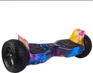DESKOROLKA ELEKTRYCZNA TERENOWA DLA DZIECI MŁODZIEŻY DUŻE KOŁA HOVERBOARD BLUETOOTH LED 10