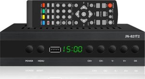 DEKODER TUNER DVB-T DVB-T2 DVB-C TELEWIZJA NAZIEMNA ODBIORNIK TELEWIZYJNY FULL HD ZESTAW PILOT 2