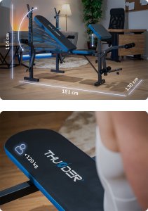 Ławka do ćwiczeń Thunder VIGOR-B 2