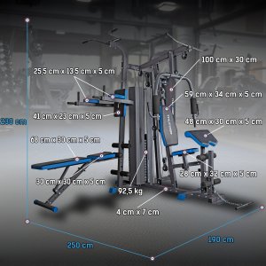 Atlas treningowy siłownia domowa Thunder HEAVY 7