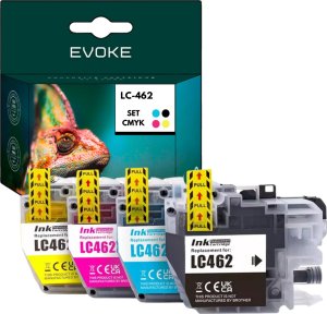 4x Tusz do drukarki Brother LC462 czarny + zestaw kolorów XL| LC-462 CMYK 1