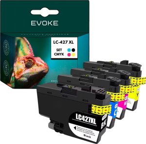 4x Tusz do drukarki Brother LC427 czarny + zestaw kolorów XL | LC-427 CMYK 1