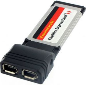 Kontroler 4World ExpressCard sterownik 2 porty FireWire/1394 1