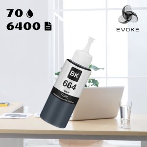 Tusz Evoke Tusz do drukarki Epson 664 czarny XL | 70 ml | 6400 stron | T6641 2