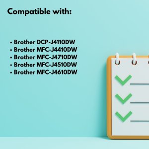 4x Tusz do drukarki Brother LC 129 125 XL czarny + trzy kolory LC129 LC125 2