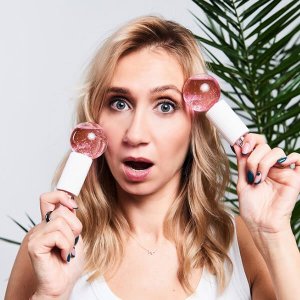 Kryształowe kule do masażu i chłodzenia skóry twarzy 3