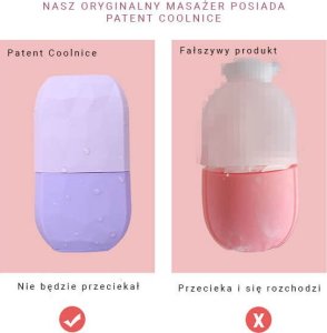 Yeye Silikonowy lodowy masażer do twarzy i ciała Czarny 16