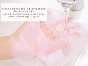 Yeye Silikonowa maska poprawiająca wchłanianie kosmetyków Różowy 9