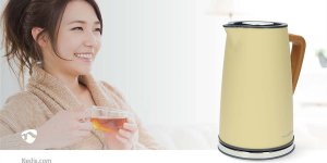 Czajnik Nedis KAWK510EYW czajnik elektryczny 1,7 l 2200 W Żółty 10