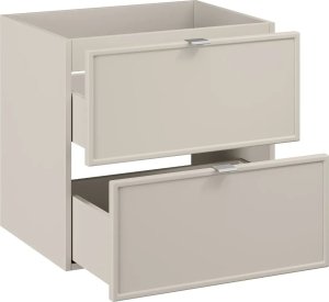 Szafka pod umywalkę nablatową BELLA CASHMERE 82-60-2S z blatem 60 cm kaszmir/dąb artisan COMAD 2