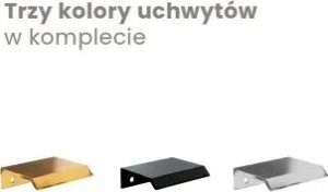 Szafka pod umywalkę nablatową BELLA CASHMERE 82-60-2S z blatem 60 cm kaszmir/dąb artisan COMAD 10