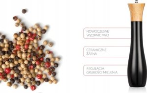 MŁYNEK DO PRZYPRAW SMP 8/2 CZARNY WYSOKI 2