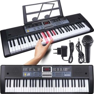 MQ 6136L KEYBOARD organy z mikrofonem dla dzieci 6