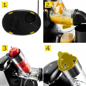 Wyciskarka wolnoobrotowa Yoer Nutrmio SJ01BK 11