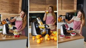 Wyciskarka wolnoobrotowa Yoer Nutrmio SJ01BK 2